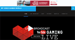 Desktop Screenshot of myvideogamesworld.com